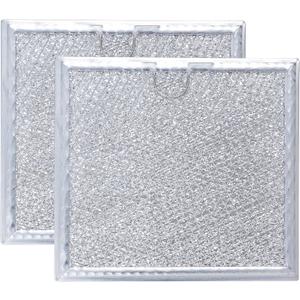 Grease Filter for GE Microwave JVM7195SK1SS, JVM7195SK2SS, JVM7195SK3SS, JVM7195SK4SS, PVM9179SK4SS, JVM7195SF1SS, JVM7195FL1DS, PVM9179SK2SS, PVM9215SK3SS Oven Vent Filter Replacement.(2Pack)