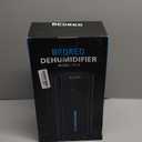 Dehumidifier, 95OZ Dehumidifier for Home 1000 Sq.Ft - Quiet with Auto Shut Off & Relaxing 7 Color Ambient Light,Ideal for Livingroom, Bedroom, Basement(Black)