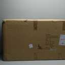 Benjara Jeah 47 Inch Console Table, 1 Drawer, Curved Iron Base, Fabric, Green, Gold and White