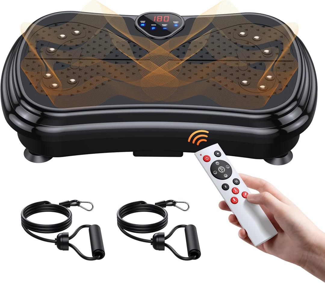 Vibration Plate Exercise Machine Weight Loss, Full Body Vibration Plate for Lymphatic Drainage