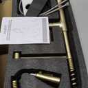 22 Extra-Tall Brushed Gold Kitchen Sink Faucets, Commercial High Arc Single Handle Kitchen Faucets for Pull Down Sprayer Modern Spring with Deck Plate 22 inch