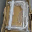 Elderly Toilet Chair, Raised Toilet Seat with Handles, Height Adjustable Height, 400 lbs, for Disabled and Pregnant, Fits All Toilets