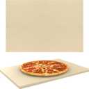 Extra Large Pizza Stone for Oven Baking, BBQ Grilling, 20" x 13.5" Rectangular Baking Stone Oven Bread Pan for Baking Bread, Universal High Temperature Cordierite BBQ Cooking Stone for Pellet Grill