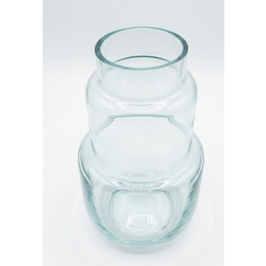 SDS For HD Glass Vase With Light Wood Base