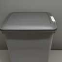 IRIS USA Dog Food Storage Container with Wheels, Airtight Lid, 2-Cup Scoop, Up to 54 Pounds Pet Food Storage, Built in Scoop Storage in Lid, Versatile Pet Food Bin, Portable, BPA Free, Gray/Dark Gray