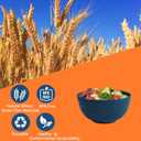 Homestockplus Set of 6 Unbreakable Soup Bowls, 34 Ounces Big Bowls Microwave and Dishwasher Safe BPA-Free Bowl for Cereal, Salad, Soup, Ramen,Oatmeal Apply to Kitchen, Dishwasher & Microwave Safe