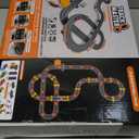 Slot Car Race Track Sets with 4 High-Speed Racing Car, Battery or Electric Race Car Track for Boys and Kids, Dual Racing Game Lap Counter Circular Overpass Track, Gifts Toys for Boys Kids Age 6 7 8-12