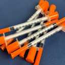 U-100 1mL Syringe with 30G 1/2 inch Needles Individual Package Pack of 100