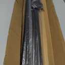 Tension Shower Curtain Rod 51-126In(4.25-10.5Ft), Long Shower Curtain Rod No Drilling for Window or Bathroom Patio, Adjustable Spring Shower Rod, Easy to Install Never Rust Rod Diameter 1.26Inch-Black