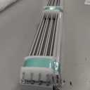 VEVOR Panel Track Blinds, Extendable Track from 45.8 in to 86 in W, Trimmable Panel Curtains Up to 96 in H, Adjustable Vertical Panel Blinds for Sliding Doors, Patio Doors, Room Divider, Window, White