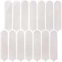 Commomy Thicker Peel and Stick Backsplash (Beige with Pinkish Grout) - 10 pcs of 12" x 12" - 3D Adhesive Peel and Stick Tiles Backsplash for Kitchen, Bathroom, Removable, Waterproof, Vinyl Wall Tile (Glossy Beige with Pinkish & Thicker Design)