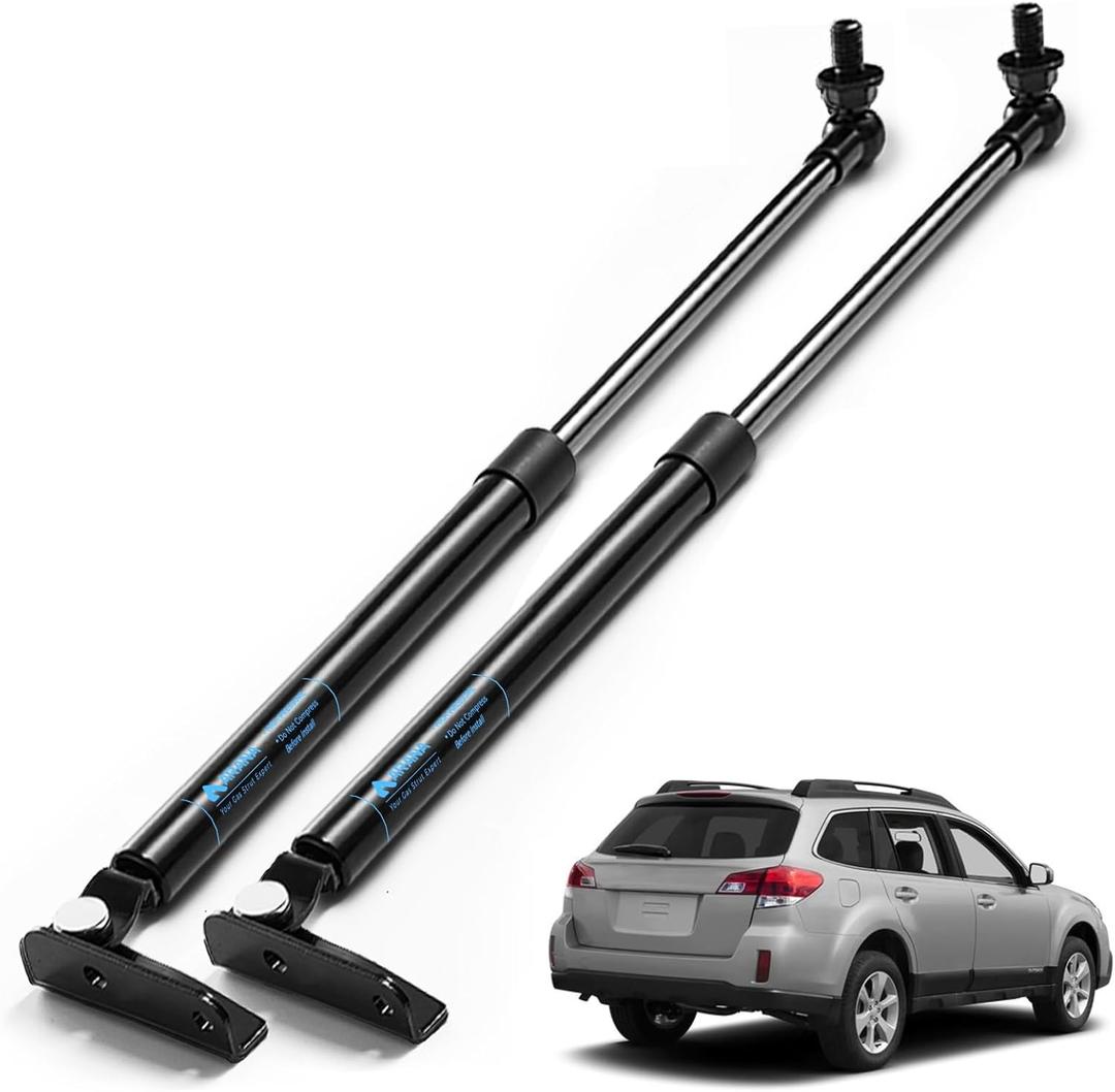 ARANA Rear Hatch Trunk Struts for Subaru Legacy & Outback 2010-2014 2.5i/3.6R/Base/Limited Wagon, PM3074LR Liftgate Lift Support Shocks with Brackets, 2 Pcs(Not Fit Forester or Impreza Outback)