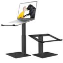 Laptop Stand for Desk, Ergonomic Aluminum Laptop Stand Adjustable Height from 7-15", Sitting and Standing Laptop Riser for 10-17" Notebook