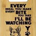 Qeheb Corgi Dog Cutting Boards for Kitchen, Corgi Gifts, Corgi Gifts for Corgi Lovers Bamboo Cutting Board, Every Meal You Make Every Bite You Take Corgi Mom Decorative Cutting Boards for Kitchen