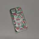 for iPhone 14 Case/iPhone 13 Case,Compatible with MagSafe,Cute Cherry Print Pattern,[MIL-Grade Drop Tested] Magnetic Shockproof Protective TPU Bumper Cases Cover for iPhone 14/13 Women Girls