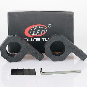 1.0 inch Holder Clamp Aluminum (25mm Diameter) Tube Clamps Mount Bracket Horizontal Bar Clamp kit for Work Light Bar(2pcs-1.0" Clamp)