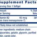 Life Extension Low Dose Vitamin K2 Supports Arterial Health Non-GMO, Gluten-Free 90 Softgels