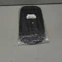 Car Sun Visor Organier Truck SUV Sun Visor Storage Pocket Pouch Holder, Multi-Pocket PU Leather with Zipper Net, for Cards Pens Sunglasses Document (Black)