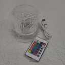 Water Ripple Lamp, USB Water Night Light, Romantic Atmosphere Ocean Light Projector for Photography, Vlog, Party, Bedroom, Home Living Room Holiday Presents, Touch & Remote Control