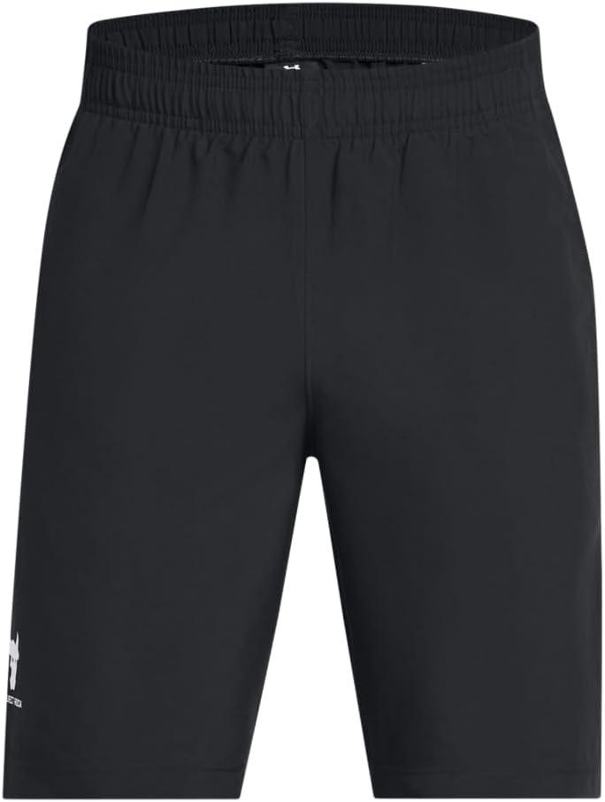 Under Armour Boys' Project Rock Woven Shorts, 016 Gray, YXL