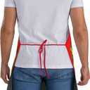 2Pcs Christmas Tree Snowman Aprons Waterdrop Resistant Kitchen Cooking Aprons for Women Men Chef Wedding Cool Bridal Engagement Christmas Gifts for Couple