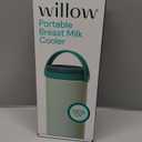 Willow - Portable Breastmilk Cooler - Keeps Breast Milk Cold for 24 Hours - Stainless Steel - Insulated - Reusable - Breastfeeding Essentials - Storage Container w/Gel Ice Pack - Teal- 16oz