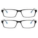 Naikomly 2 Pairs Nearsighted Glasses -1.00 Spring Hinges Distance Glasses