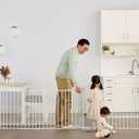 Regalo Safety 24"-192" Metal 2-in-1 Super Wide Baby Gate & Play Yard