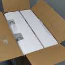 PoKat 23" Light Blue Table Lamps Set of 2, Modern Bedside Lamps for Bedroom, Coastal Ceramic End Table Lamps for Living Room, Ocean Nightstand New Home Decor Lamps