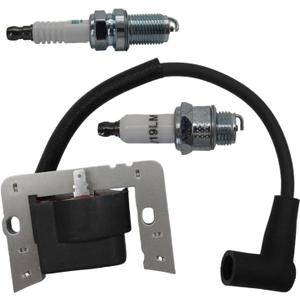 ignition coil with spark plug 36344A Compatible with Tecumseh OHV110 OHV130 OHV135 to OHV175 OHV180 OV358EA OV490EA Replaces 36344 37137