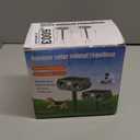 2026 Sonic Fortress Pro Deer Repellent Devices, Racoon Repellent Outdoor Squirrel Fortress Pro IP65 Animal Repeller Cat Deterrent with Motion Sensor & Flash Light to Scare Dog Out of Garden Yard(2Pack)