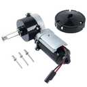 JEENDA 3317084.000U RV Awning Motor Drive Repair Kit Compatible with Dometic 9200 Series Power Awnings, Replace# 3316605.001, 3316605.017 RV Replacement Motor with End Cap & Rivets