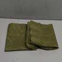 MIULEE Pack of 2 Decorative Outdoor Solid Waterproof Throw Pillow Covers Faux Linen Garden Farmhouse Cushion Cases for Patio Tent Balcony Couch Sofa 18x18 Inch Dark Green