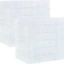 Storage Case, 12 Inner Photo Organizer Keeper, Extra Large Storage Picture Boxes, Seed Storage, Transparent Craft Keeper (12 PACK)