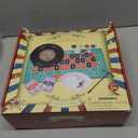 GOTHINK Roulette Wheel Game Set, Includes 10-inch Gambling Wheel, 200 Chips, Rake, 2Balls and Texas Holdem Poker, Perfect for Parties and Holidays, Get for a Fun Casino Night!