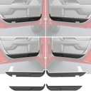 4PCS Car Door Anti Kick Pads Sticker Compatible with 2022-2026 Toyota Tundra Car Door Protective Cover Trim Replacement for 2022-2026 Toyota Tundra Accessories