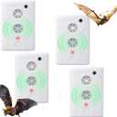 2025 Upgraded Ultrasonic Bat Repellent for Attic, Plug in Bat Deterrent Devices for Indoor Use, Friendly to Human & Pet (4)