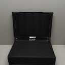 SPORT BEATS Stadium Seats with Back Support Bleacher Chairs with Back and Cushion Thick Padded Bleacher Seats Includes Shoulder Strap (Black)