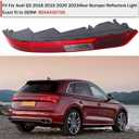 Rear Bumper Reflectors Light Stop Brake Tail Lights Compatible for Audi Q5 2017 2018 2019 2020 80A945070A Right Passenger Side (Left Driver Side)
