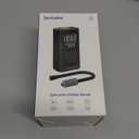 Syncwire Tire Inflator Portable Air Compressor - 150PSI 2X Faster Inflation Smart Air Pump for Car Tires [Extra-Large LCD] with Digital Pressure Gauge, Auto Shut-Off for Car, Motorcycle, Bike & Balls (Black)