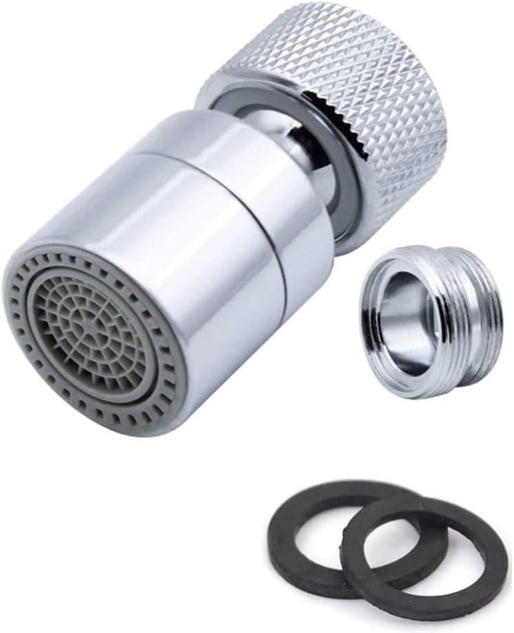 Faucet Aerator 2-Flow Tap Faucet Aerator 360 Degree Twist and Rotation Swivel Kitchen Aerator for Bathroom Sink with Nozzle Adapter (1)