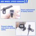 ABS Wheel Speed Sensor Front Rear Left Right Compatible with 2013 2014 2015 2016 2017 2018 2019 Nissan Sentra Driver and Passenger Side ABS Sensors # 479103DA0A 479003DA0A 479013DA0A (4pcs)