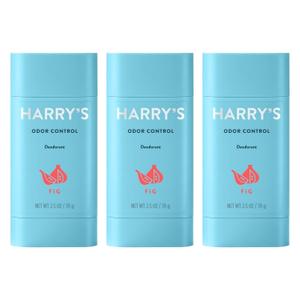 Harry's Aluminum Free Deodorant for Men - Odor Control, Fig Scent, 2.5 Oz, 3-Pack, Men Deodorant Aluminum Free