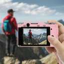 Silicone Case for Fujifilm X-M5 with 2PCS Screen Protector and Lanyard -(Pink)