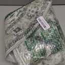 3' Round Washable Rug for Entryway, Green Soft Printed Area Rug, Non-Slip Kitchen Rugs, Low-Pile Medallion Indoor Door Mat, Small Farmhouse Carpet for Entrance Kitchen Foyer Bedside