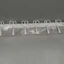 WEBI Coat Rack Wall Mount long,8 Tri Hooks for Hanging,30 inch Hook Rack Rail,Coat Hanger Wall Mounted for Clothes,Jacket,Hats,White