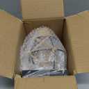 Farmhouse Rustic Wall Sconce with Switch | Handwoven Hardwired Boho Sconce Light | Dimmable Indoor Wall Mount Lamp for Bedroom, Living Room, Hallway | Home Wall Decor Lighting