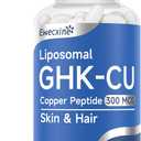 GHK-Cu Copper Peptide Supplement, 300 mcg per Serving, Liposomal Formula, 120 Softgels – Beauty Support Matrix with Biotin, Phytoceramides & Herbal Blend