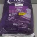 Poise Overnight Incontinence & Postpartum Pads for Bladder Leaks, 8 Drop Extra Coverage, 36 Count