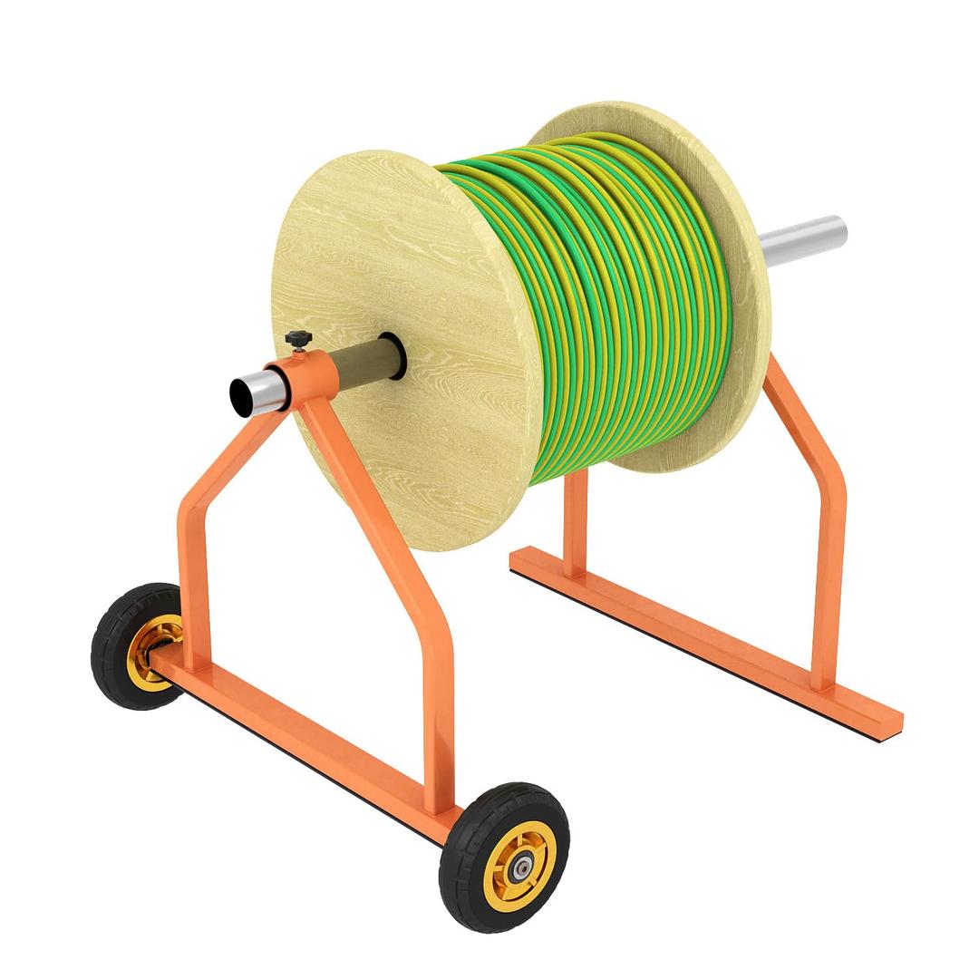 Wire Spool Rack,Portable Wire Holder for Efficient Cable Management